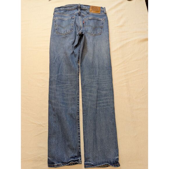 Levi’s Premium 502 Taper Jeans 29x32 Medium Wash Waterless "Big E" 2023 - Picture 3 of 8